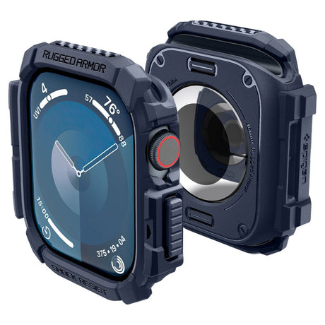 Accesoriu smartwatch Spigen Rugged Armor (ACS08599) compatibil cu Apple Watch 10 46mm / Watch 11 46mm, Bleumarin