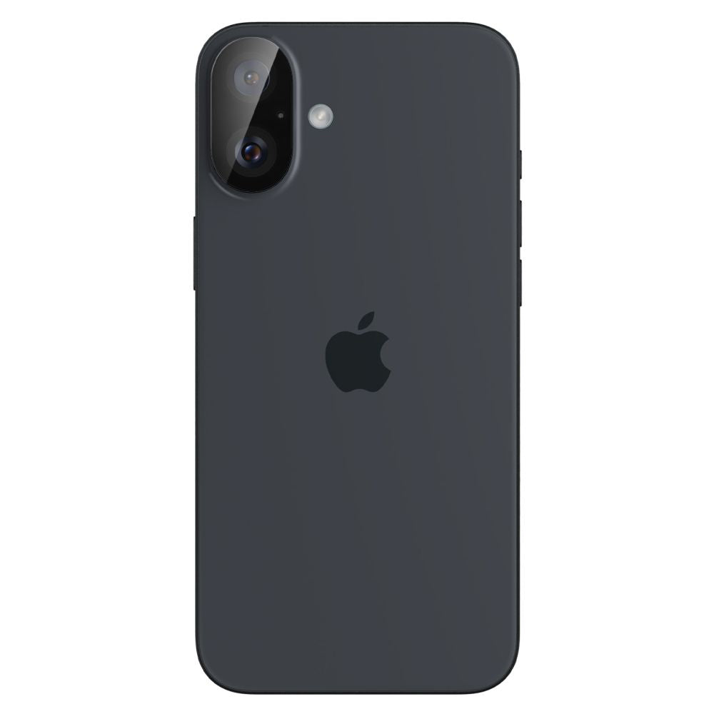 Folie de protectie Spigen (set de 2) Optik.tR Camera Glass (AGL07922) compatibil cu iPhone 16 / iPhone 16 Plus, Negru