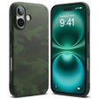 Husa de protectie Ringke Onyx Design compatibil cu iPhone 16 Plus, Camo Green