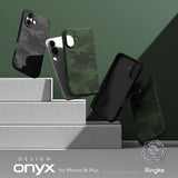 Husa de protectie Ringke Onyx Design compatibil cu iPhone 16 Plus, Camo Green