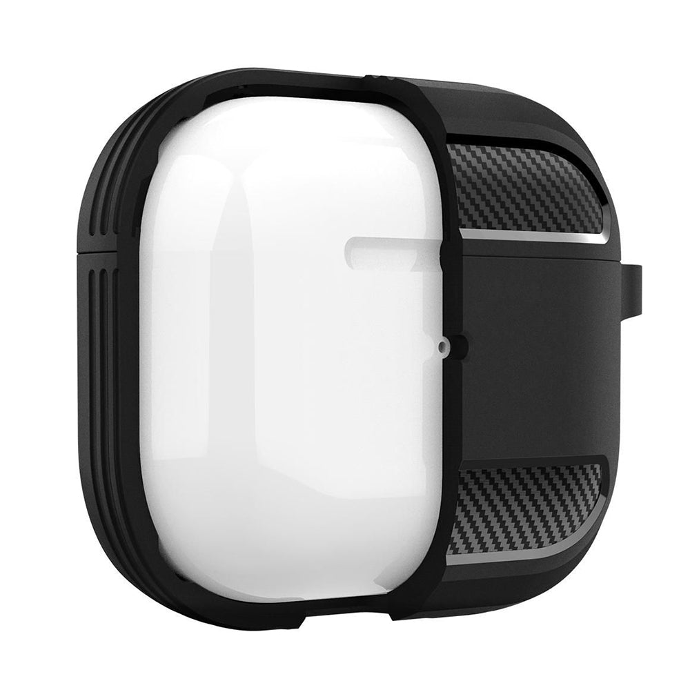 Casti Techsuit Carbon Silicone, for AirPods 3, Negru