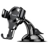 Suport Baseus Osculum (SUYL-XP01), Gravity Grip for Dashboard, Windshield, 360° Rotating, Suction Cup Clamp, Negru
