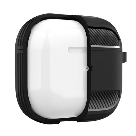 Casti Techsuit Carbon Silicone, for AirPods 3, Bleumarin