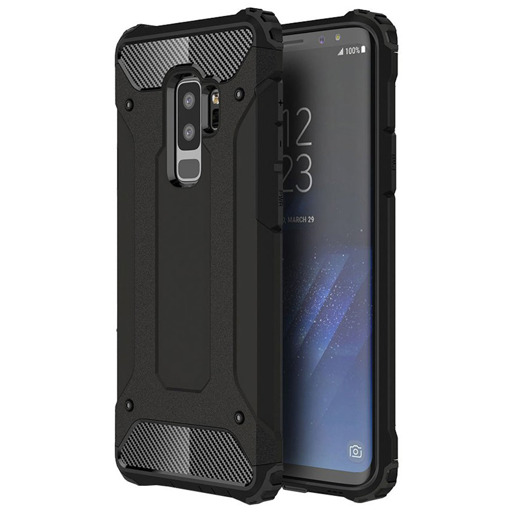 Husa de protectie Techsuit Hybrid Armor compatibil cu Samsung Galaxy S9 Plus, Negru