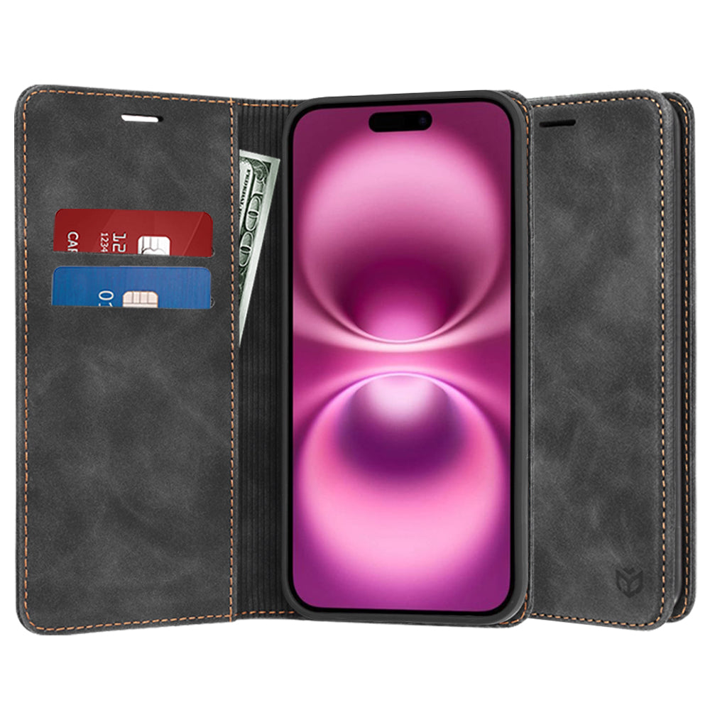 Husa de protectie Techsuit Confy compatibil cu iPhone 16 Plus, Negru