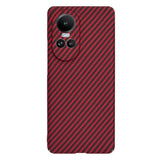 Husa de protectie Techsuit Carbonite FiberShell compatibil cu Oppo Reno10 / Reno10 Pro, Rosu