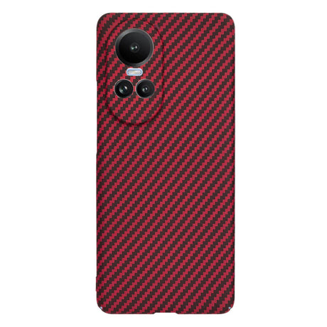 Husa de protectie Techsuit Carbonite FiberShell compatibil cu Oppo Reno10 / Reno10 Pro, Rosu