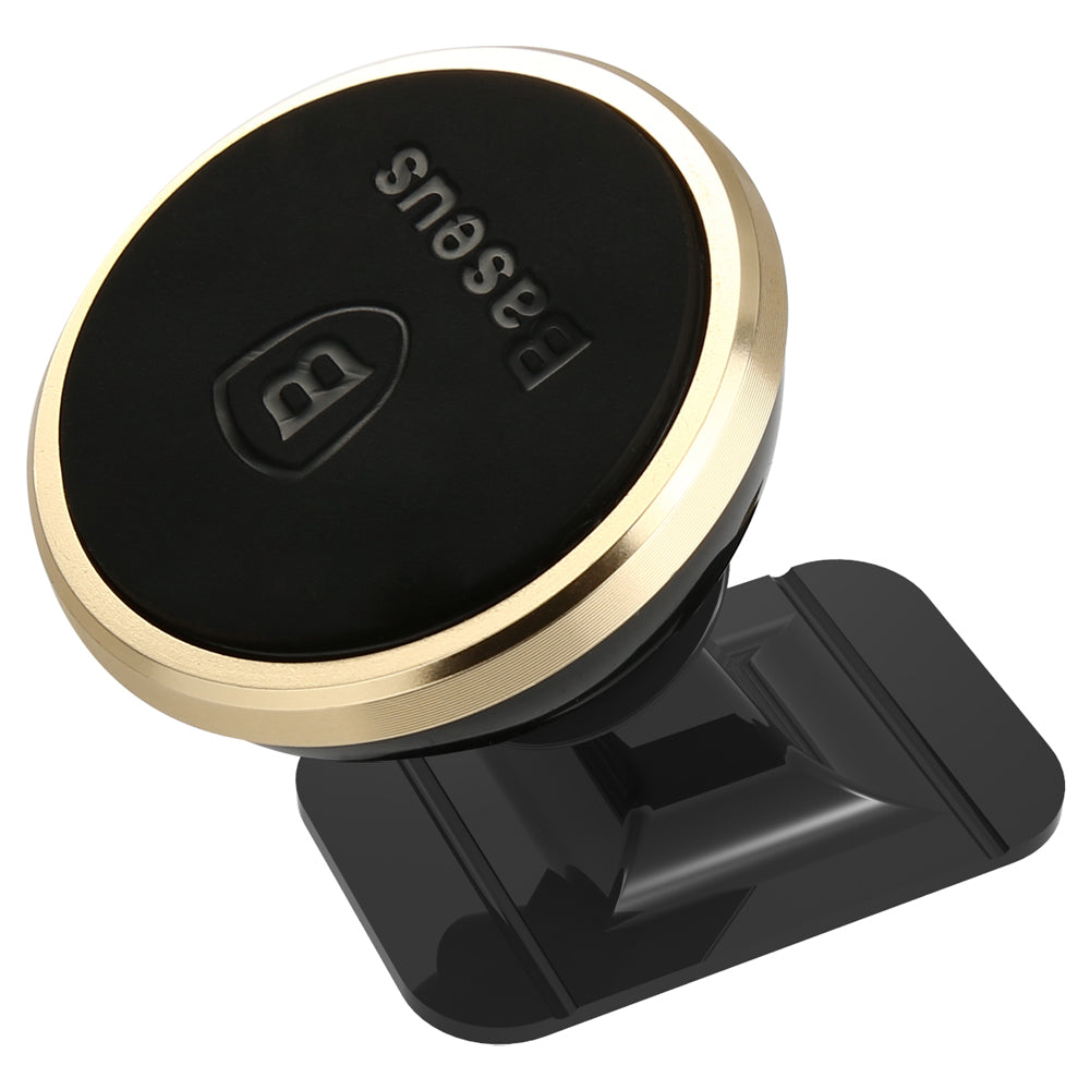 Suport Baseus 360° Degree (SUCX140015), Magnetic Grip for Dashboard, Windshield, Luxury Gold