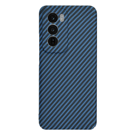 Husa de protectie Techsuit Carbonite FiberShell compatibil cu Oppo Reno12, Cyan