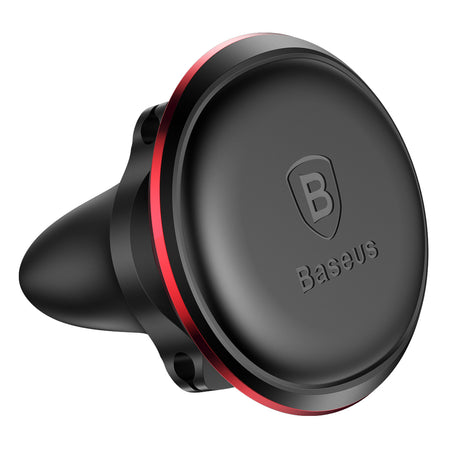 Suport Baseus SUGX-A09 (C40141201913-00), Magnetic Grip for Air Vent, 360° Rotation, with Cable Holder, Rosu
