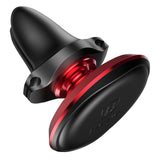 Suport Baseus SUGX-A09 (C40141201913-00), Magnetic Grip for Air Vent, 360° Rotation, with Cable Holder, Rosu