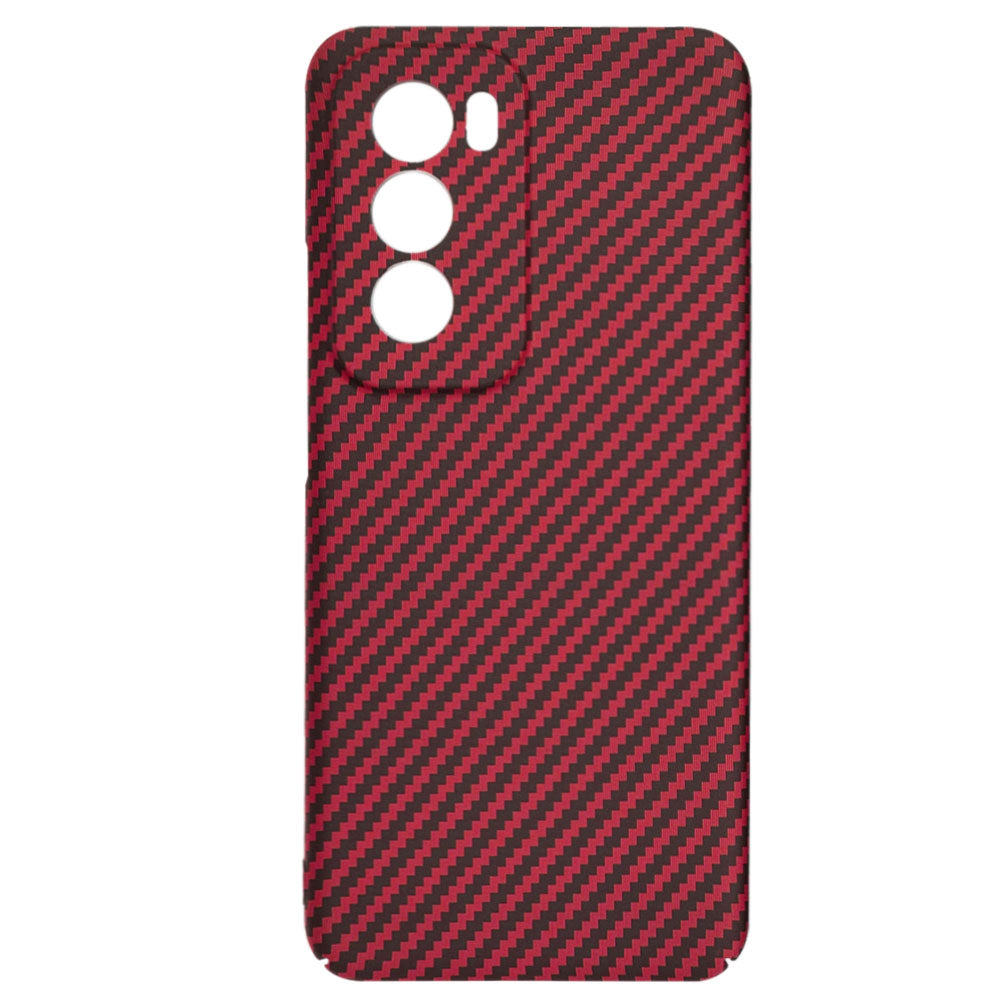 Husa de protectie Techsuit Carbonite FiberShell compatibil cu Oppo Reno12, Rosu