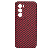 Husa de protectie Techsuit Carbonite FiberShell compatibil cu Oppo Reno12, Rosu