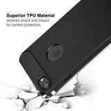 Husa de protectie Techsuit Carbon Silicone compatibil cu iPhone 7 / iPhone 8, Negru