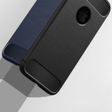 Husa de protectie Techsuit Carbon Silicone compatibil cu iPhone 7 / iPhone 8, Negru