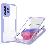 Folie de protectie Techsuit ColorVerse 360 Series + compatibil cu Samsung Galaxy A53 5G, Mov