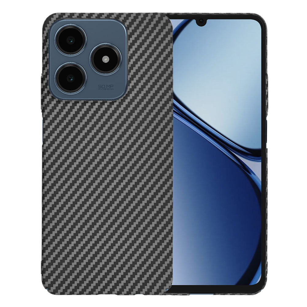 Husa de protectie Techsuit Carbonite FiberShell compatibil cu Realme C61 / Realme C63, Negru