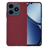 Husa de protectie Techsuit Carbonite FiberShell compatibil cu Realme C61 / Realme C63, Rosu