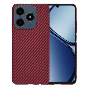 Husa de protectie Techsuit Carbonite FiberShell compatibil cu Realme C61 / Realme C63, Rosu