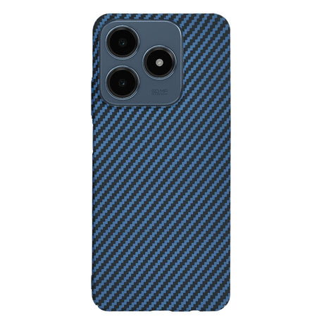 Husa de protectie Techsuit Carbonite FiberShell compatibil cu Realme C61 / Realme C63, Cyan