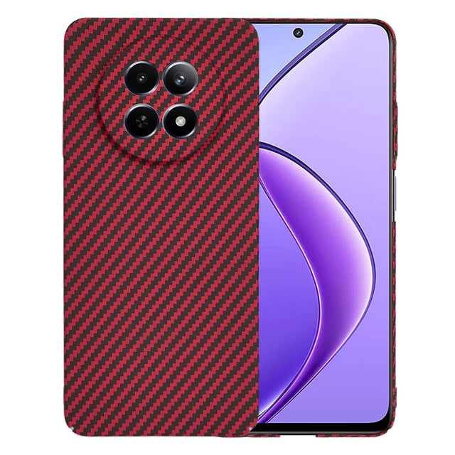 Husa de protectie Techsuit Carbonite FiberShell compatibil cu Realme 12 / 12x, Rosu