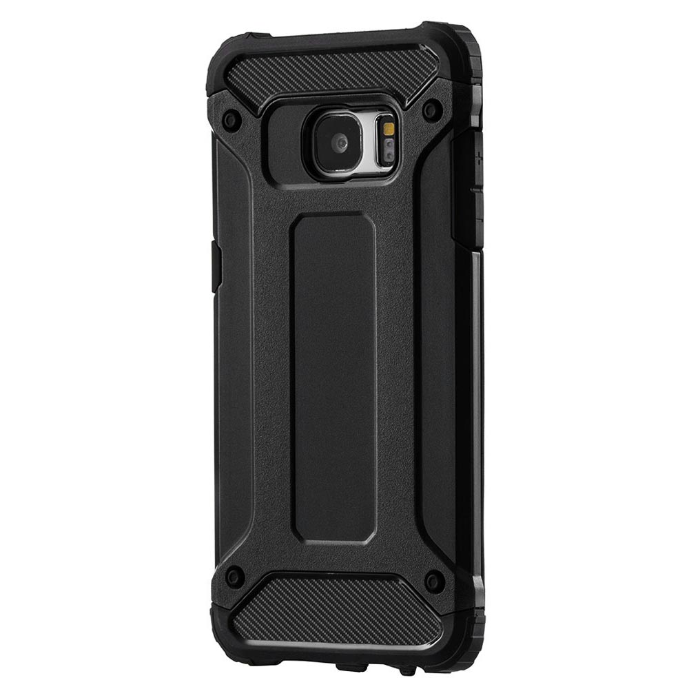 Husa de protectie Techsuit Hybrid Armor compatibil cu Samsung Galaxy S7 Edge, Negru