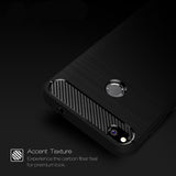 Husa de protectie Techsuit Carbon Silicone compatibil cu Huawei P9 Lite 2017 / P8 Lite 2017, Negru