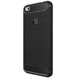 Husa de protectie Techsuit Carbon Silicone compatibil cu Huawei P9 Lite 2017 / P8 Lite 2017, Negru