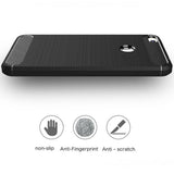 Husa de protectie Techsuit Carbon Silicone compatibil cu Huawei P9 Lite 2017 / P8 Lite 2017, Negru