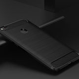 Husa de protectie Techsuit Carbon Silicone compatibil cu Huawei P9 Lite 2017 / P8 Lite 2017, Negru