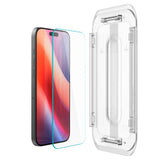 Folie de protectie Spigen Glas.tR EZ-FIT (AGL07935) compatibil cu iPhone 16 Pro, Transparent