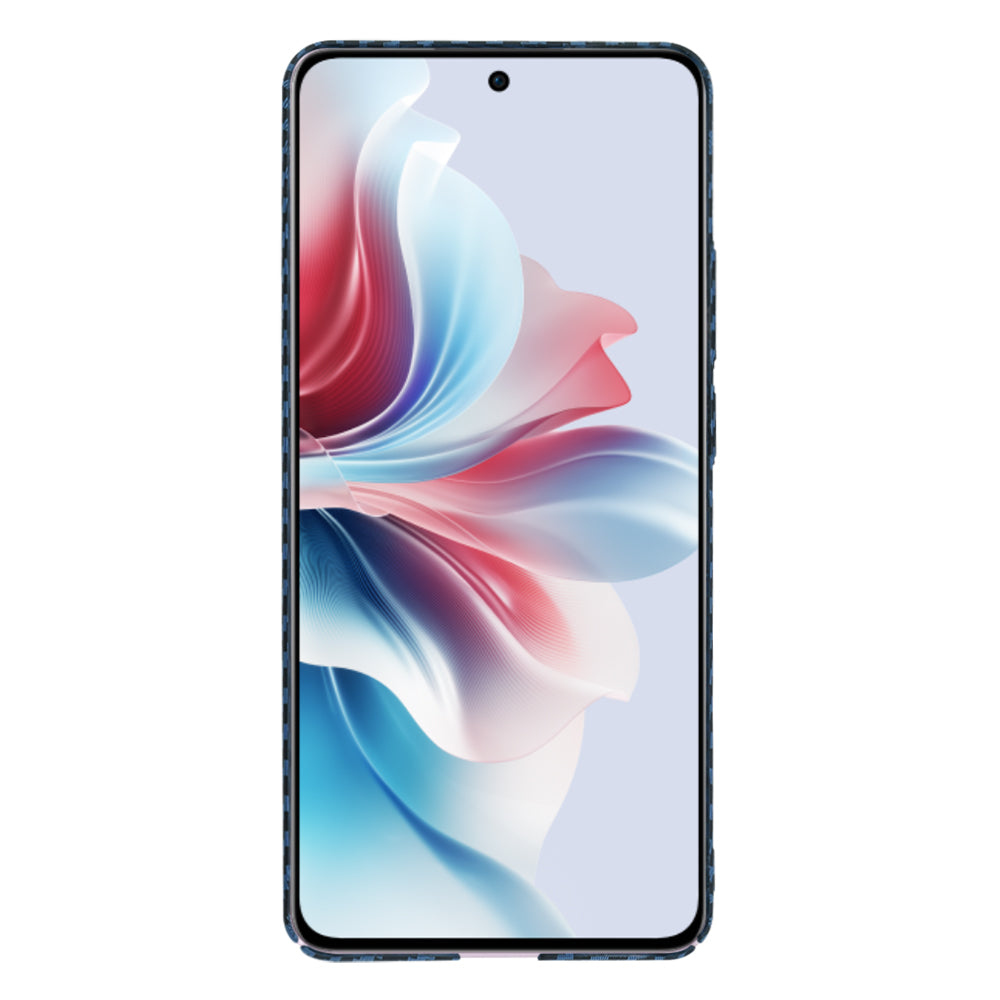 Husa de protectie Techsuit Carbonite FiberShell compatibil cu Oppo Reno11 F, Cyan