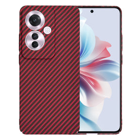 Husa de protectie Techsuit Carbonite FiberShell compatibil cu Oppo Reno11 F, Rosu