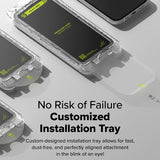 Folie de protectie Ringke Easy Slide Tempered Glass (set de 2) compatibil cu iPhone 15 Pro Max, Transparent