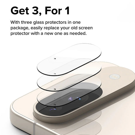 Folie de protecție Ringke Camera Glass pentru camera Google Pixel 9, transparentă