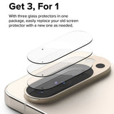 Folie de protectie Ringke Camera Glass (set de 3) compatibil cu Google Pixel 9 Pro XL, Transparent