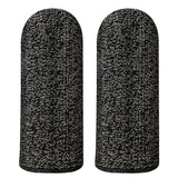 Accesoriu gaming Hoco (set de 2) Mobile Gaming Finger Sleeve Phantom (GM4), for Peaceful Elite, King of Glory, Call of Duty, Negru / Silver