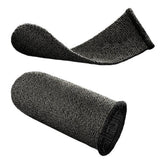 Accesoriu gaming Hoco (set de 2) Mobile Gaming Finger Sleeve Phantom (GM4), for Peaceful Elite, King of Glory, Call of Duty, Negru / Silver