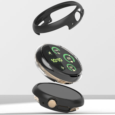 Accesoriu smartwatch Ringke Slim (set de 2) compatibil cu Google Pixel Watch 3 45mm, Transparent / Matte Black