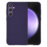 Husa de protectie Techsuit Carbonite FiberShell compatibil cu Samsung Galaxy S23 FE, Mov