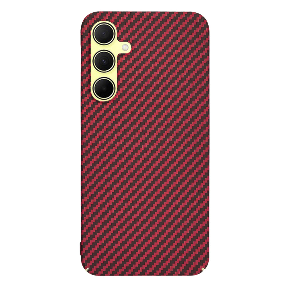 Husa de protectie Techsuit Carbonite FiberShell compatibil cu Samsung Galaxy A35 5G, Rosu