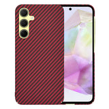 Husa de protectie Techsuit Carbonite FiberShell compatibil cu Samsung Galaxy A35 5G, Rosu