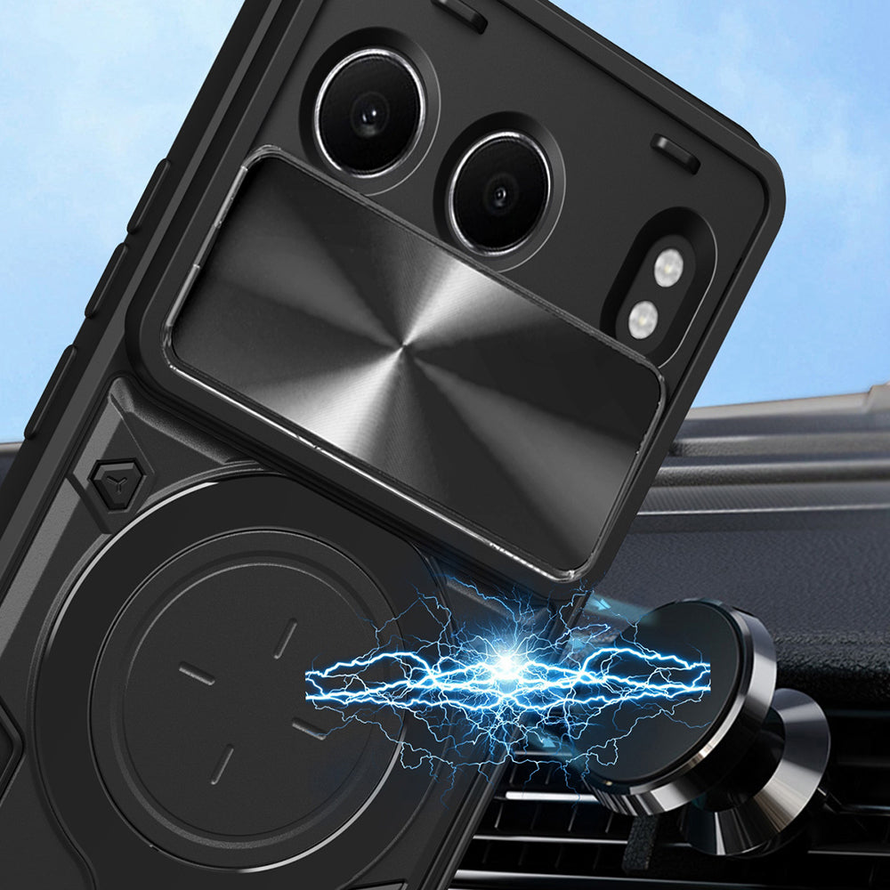 Husa de protectie Techsuit CamGuard Pro compatibil cu OnePlus Nord 4, Negru