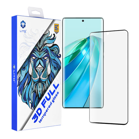 Folie de protectie Lito 3D Full Cover compatibil cu Honor X9a, Negru