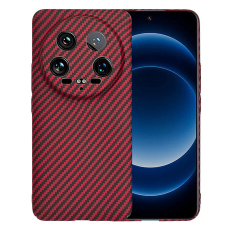 Husa de protectie Techsuit Carbonite FiberShell compatibil cu Xiaomi 14 Ultra, Rosu