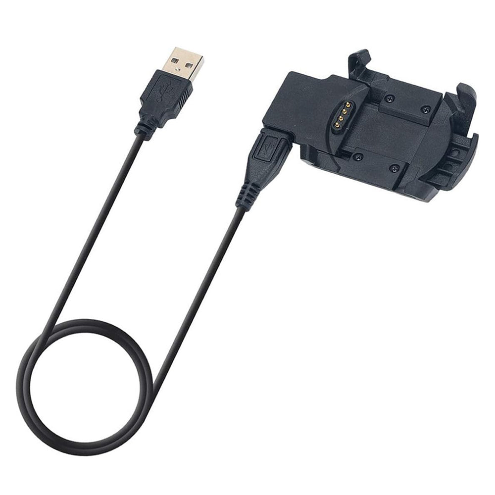 Incarcator Techsuit SmartWatch Wireless Charging Cable (TGC5), for Garmin Fenix 3 / 3 HR / 3 Sapphire with Desk Holder, 1m, Negru