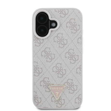 Husa de protectie Guess Leather Metal Logo Strass Crossbody (GUHCP16SP4TDSCPB) compatibil cu iPhone 16, Albastru