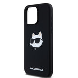 Husa de protectie Karl Lagerfeld Silicone MagSafe compatibil cu iPhone 15 Pro Max, Negru