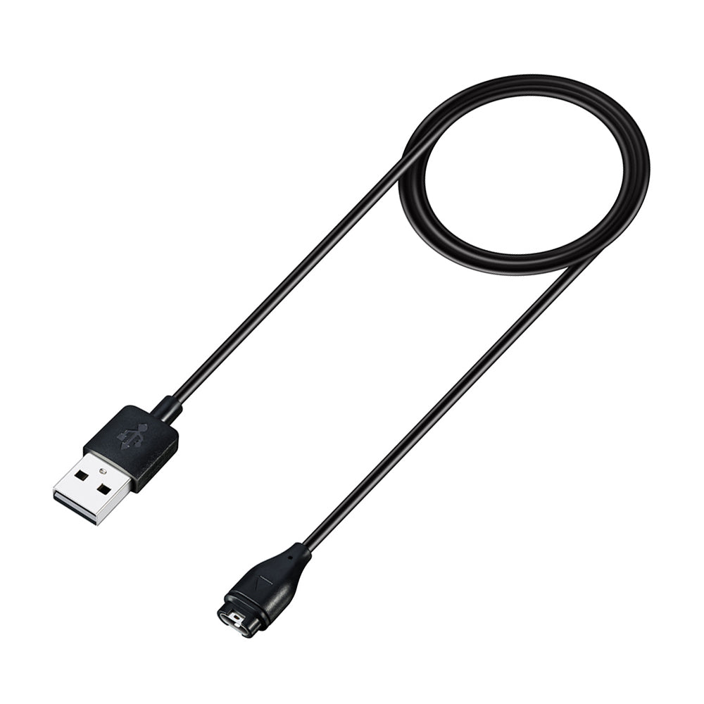 Incarcator Techsuit SmartWatch Wireless Charging Cable (TGC1), for Garmin Fenix 5/5 Plus/6/6X/7X / Vivoactive 3/5, USB, 5W, 1m, Negru