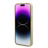 Husa de protectie Guess Saffiano MagSafe (GUHMP15MPSAHMCB) compatibil cu iPhone 15 Plus, Auriu